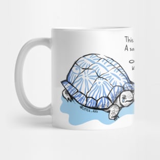 sad turtle Mug